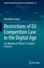 Bernadette Zelger: Restrictions of EU Competition Law in the Digital Age, Buch