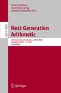 : Next Generation Arithmetic, Buch