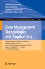 : Data Management Technologies and Applications, Buch