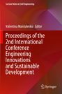 : Proceedings of the 2nd International Conference Engineering Innovations and Sustainable Development, Buch