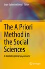 : The A Priori Method in the Social Sciences, Buch