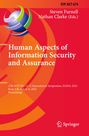 : Human Aspects of Information Security and Assurance, Buch