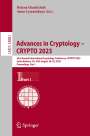 : Advances in Cryptology ¿ CRYPTO 2023, Buch
