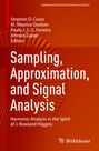 : Sampling, Approximation, and Signal Analysis, Buch
