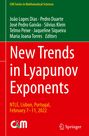 : New Trends in Lyapunov Exponents, Buch
