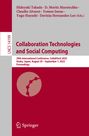 : Collaboration Technologies and Social Computing, Buch
