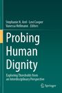Buchcover: Titel "Probing Human Dignity", Autoren Stephanie N. Arel, Levi Cooper, Vanessa Hellmann. Springer-Logo unten.
