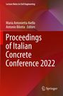 : Proceedings of Italian Concrete Conference 2022, Buch