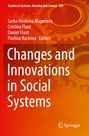 Titel: "Changes and Innovations in Social Systems." Oben sind Namen der Herausgeber. Zahnrad-Hintergrund, Springer-Logo.