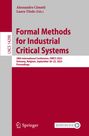 : Formal Methods for Industrial Critical Systems, Buch