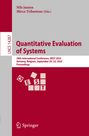 : Quantitative Evaluation of Systems, Buch