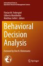 : Behavioral Decision Analysis, Buch