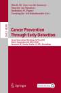 : Cancer Prevention Through Early Detection, Buch