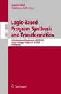 : Logic-Based Program Synthesis and Transformation, Buch