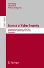 : Science of Cyber Security, Buch