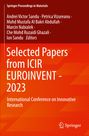 : Selected Papers from ICIR EUROINVENT - 2023, Buch