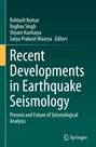 : Recent Developments in Earthquake Seismology, Buch