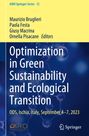 : Optimization in Green Sustainability and Ecological Transition, Buch