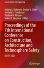 : Proceedings of the 7th International Conference on Construction, Architecture and Technosphere Safety, Buch