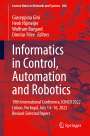 : Informatics in Control, Automation and Robotics, Buch