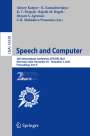 : Speech and Computer, Buch