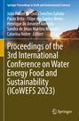 : Proceedings of the 3rd International Conference on Water Energy Food and Sustainability (ICoWEFS 2023), Buch
