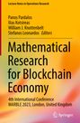 : Mathematical Research for Blockchain Economy, Buch