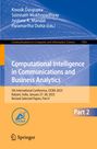 : Computational Intelligence in Communications and Business Analytics, Buch