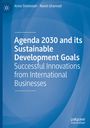 Titel: "Agenda 2030 and its Sustainable Development Goals". Blaues Design mit weißen Texten.
