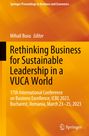 : Rethinking Business for Sustainable Leadership in a VUCA World, Buch