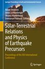 : Solar-Terrestrial Relations and Physics of Earthquake Precursors, Buch