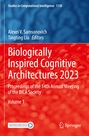 : Biologically Inspired Cognitive Architectures 2023, Buch,Buch