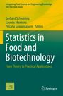 "Statistics in Food and Biotechnology", grün-gelbes Design, ISEKI-Logo unten links.