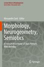 „Morphology, Neurogeometry, Semiotics“; Buchcover mit grauem Hintergrund und organischem Muster.