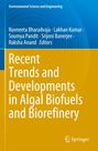 Titel: „Recent Trends and Developments in Algal Biofuels and Biorefinery“. Springer-Logo unten rechts.