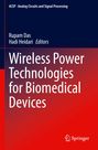 "Buchtitel: 'Wireless Power Technologies for Biomedical Devices', Herausgeber: Rupam Das, Hadi Heidari, Springer-Logo, Farbverlauf rot-blau."