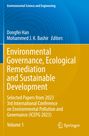 : Environmental Governance, Ecological Remediation and Sustainable Development, Buch,Buch