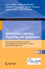 : Optimization, Learning Algorithms and Applications, Buch