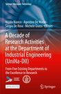 : A Decade of Research Activities at the Department of Industrial Engineering (UniNa-DII), Buch