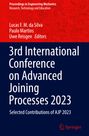 : 3rd International Conference on Advanced Joining Processes 2023, Buch