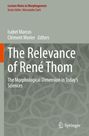 Cover von "The Relevance of René Thom", graues Muster, roter Streifen links, Springer-Logo unten rechts.