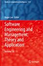 : Software Engineering and Management: Theory and Application, Buch