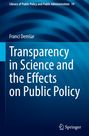 Franci Dem¿ar: Transparency in Science and the Effects on Public Policy, Buch