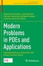 : Modern Problems in PDEs and Applications, Buch