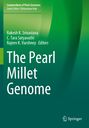 Titel: "The Pearl Millet Genome". Herausgeber: Rakesh K. Srivastava, C. Tara Satyavathi, Rajeev K. Varshney. Grüner Hintergrund.