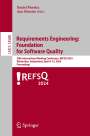 : Requirements Engineering: Foundation for Software Quality, Buch