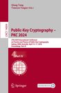 : Public-Key Cryptography ¿ PKC 2024, Buch