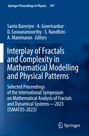 Titel: "Interplay of Fractals and Complexity in Mathematical Modelling and Physical Patterns". Springer-Logo unten.