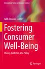 "Fostering Consumer Well-Being", Herausgeber: Fatih Sonmez. Farbverlauf in Pink und Regenbogenfarben im Hintergrund.