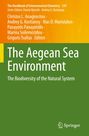 "The Aegean Sea Environment" in großen Buchstaben auf grünem Hintergrund, Herausgebernamen oben, Springer-Logo unten.